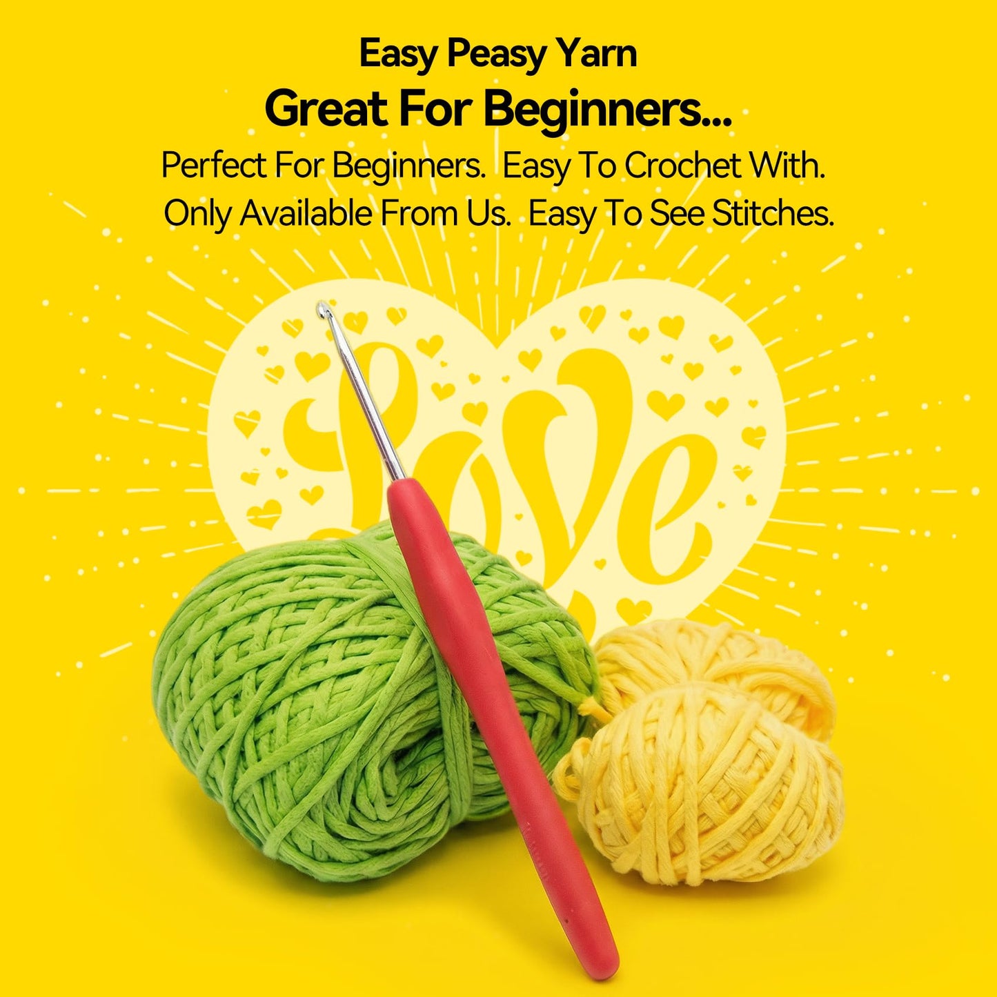 Eelexa Crochet Kit for Beginners - 2 Pack Set with Dinosaur Plush, Egg& Squeaker, Complete Starter Kit with Yarn, Tools & Video Tutorial, DIY Animal Craft Gift for Lovers