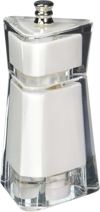 Chef Specialties 4.5 Inch Kate Pepper or Salt Mill - White