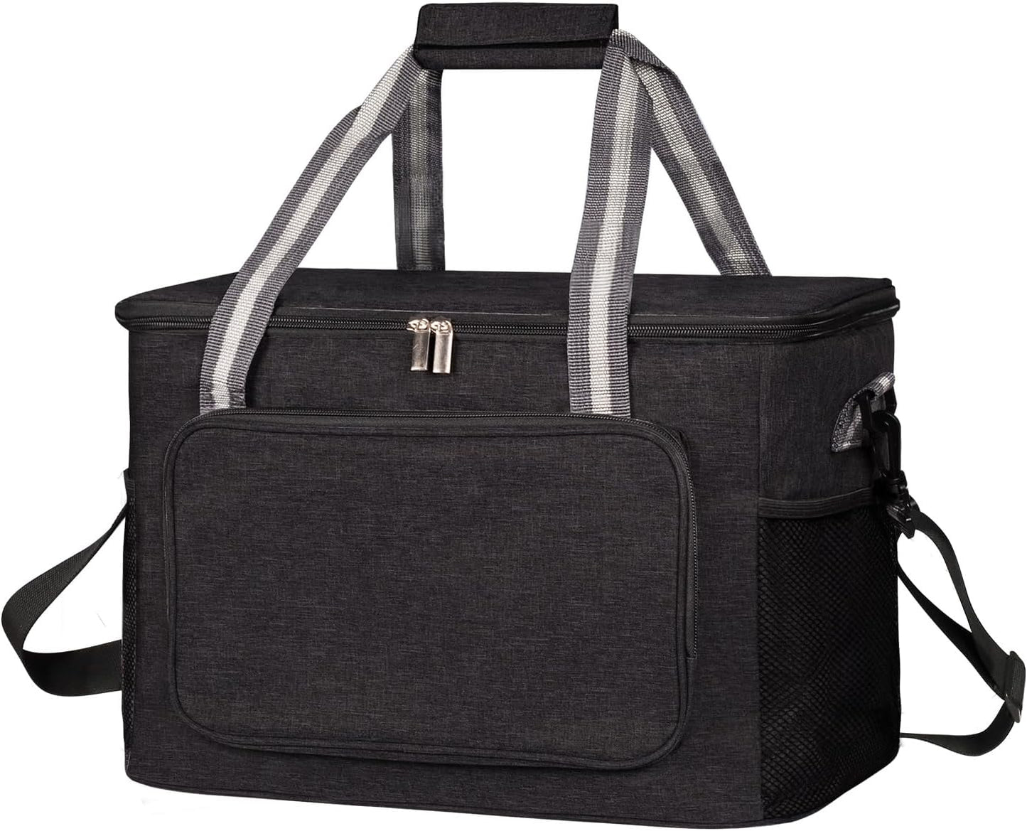 24L 36-Can iknoe Large Cooler Bag Collapsible, Insulated Bags, Leakproof Lunch Cooler Tote with Multi-Pockets for Adult