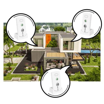 2 Way Wireless Intercom for Home Hospital Hotel,1000m Range Indoor Intercoms Wireless