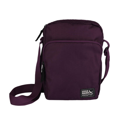 Eddie Bauer Jasper Crossbody Bag with Zippered Main Compartment and Adjustable Shoulder Strap