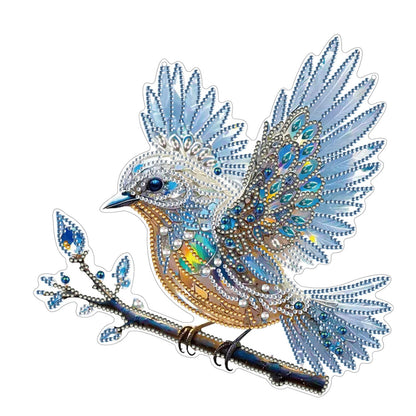 Sulunmo Diamond Art Hanging Kit, Diamonds Art Painting Pendant for Adults, DIY Gem Painting Board Kit for Window Door(Pendant-Fantasy-Bird-425)