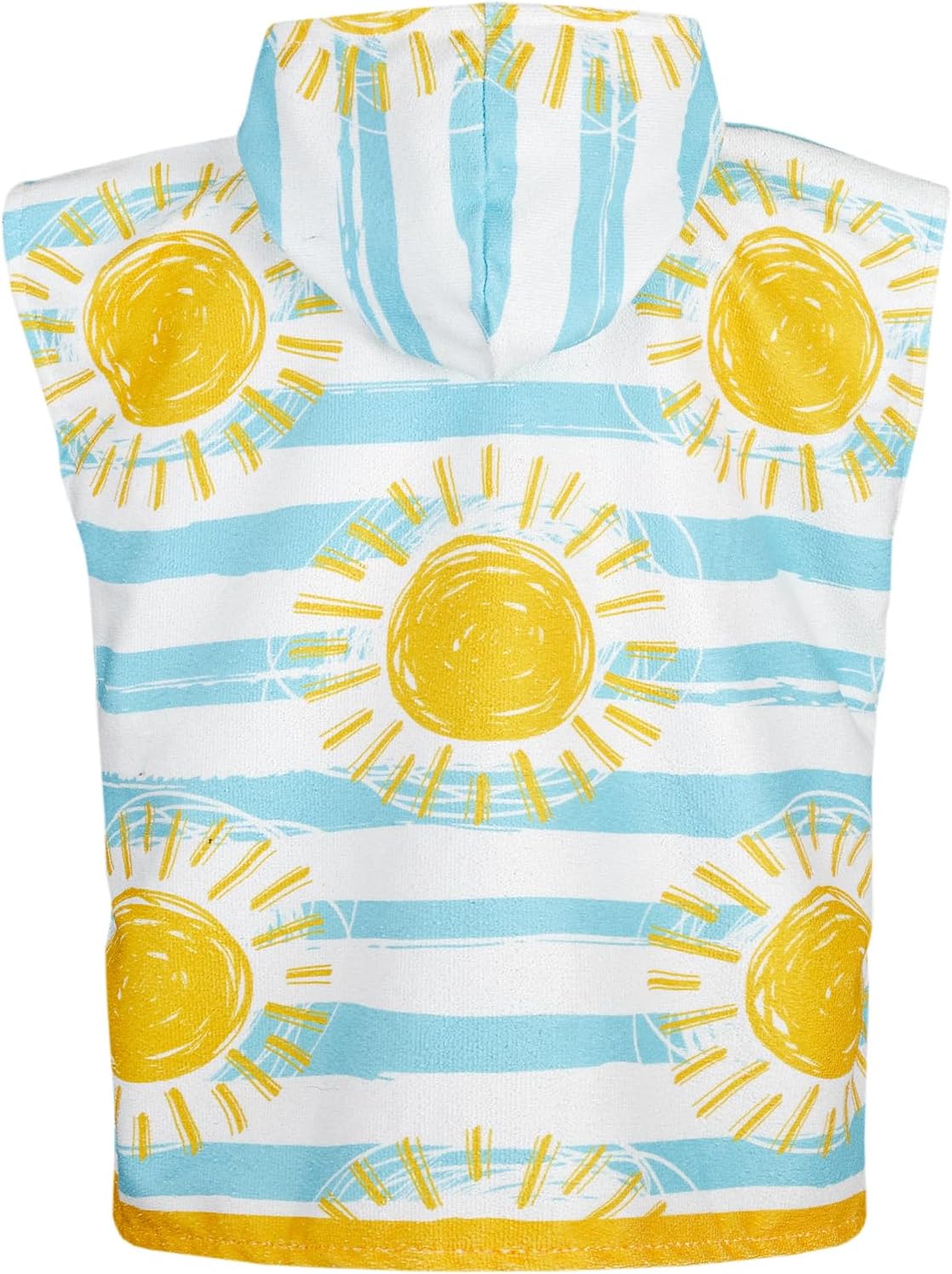 7-10 MissShorthair Hooded Beach Towel for Kids, Cute Towel Poncho Boys&Girls, Swim Changing Robe, Surf Poncho