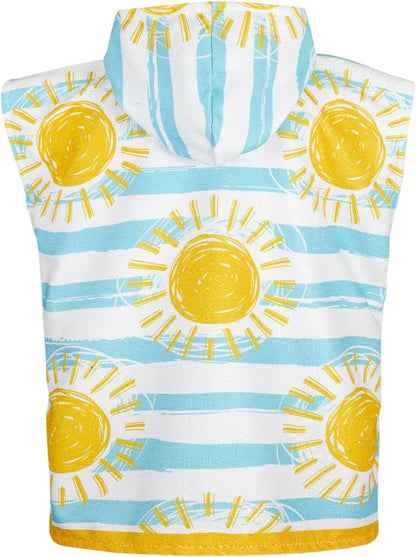 7-10 MissShorthair Hooded Beach Towel for Kids, Cute Towel Poncho Boys&Girls, Swim Changing Robe, Surf Poncho