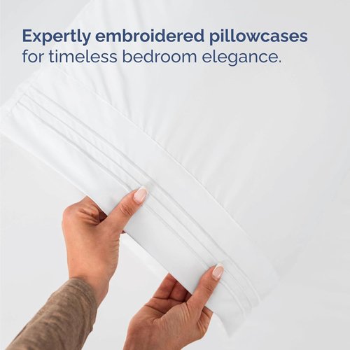 Comfy Twin Size 3 Piece Sheet Set by [Brand Name] - Breathable Cooling Bed Sheets | Ultra-Soft, Deep Pockets, Oeko-Tex Certified - White