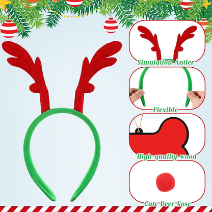 Knitgrip 7 ft Skeleton Dog Accessories Christmas Halloween Skeleton Dog Accessories Set Giant Reindeer Horns Skull Nose Neck Collar Hanging Sign Suitable for Holiday Decoration Outdoor Garden Lawn