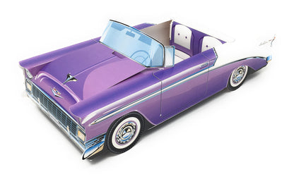 12 Classic Car Party Food Boxes with Wax Paper - 1950's GM Collection