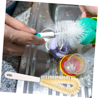 90 Bending Cleaning Brush - 27x6CM Kitchen Cup Cleaner, Pot & Bottle Cleaning Brush, Mug Cleaner