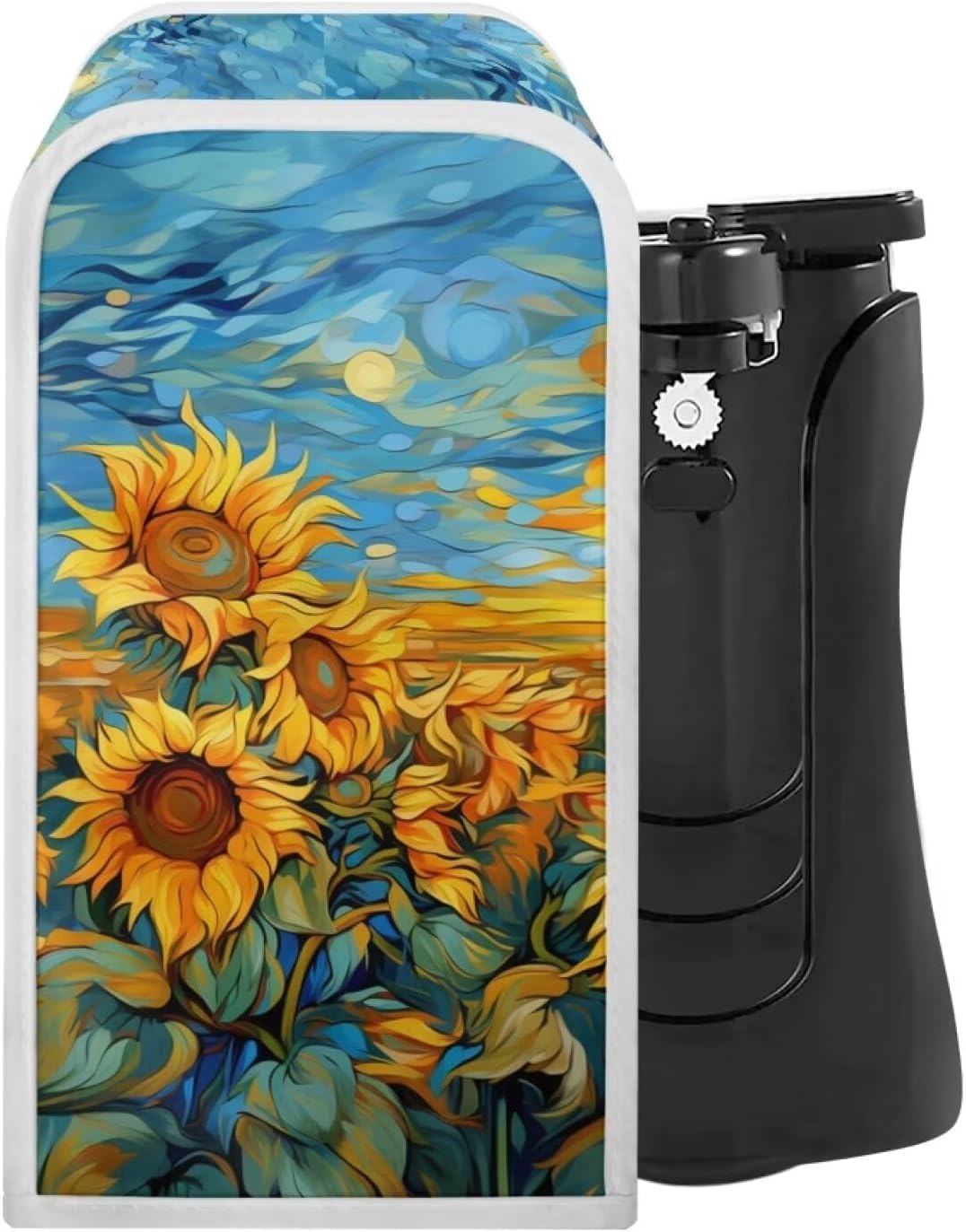 Sunflower Can Opener Covers, Reusable Electric Can Opener Cover for Home Kitchen Dining Room Decorations