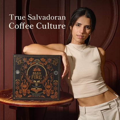 Bean of Fire Exotic Variety Box - Medium Roast Specialty Ground Coffee Gift Set, 4 Premium Single-Origin Coffees from El Salvador, Luxury Gourmet Coffee, 48 oz