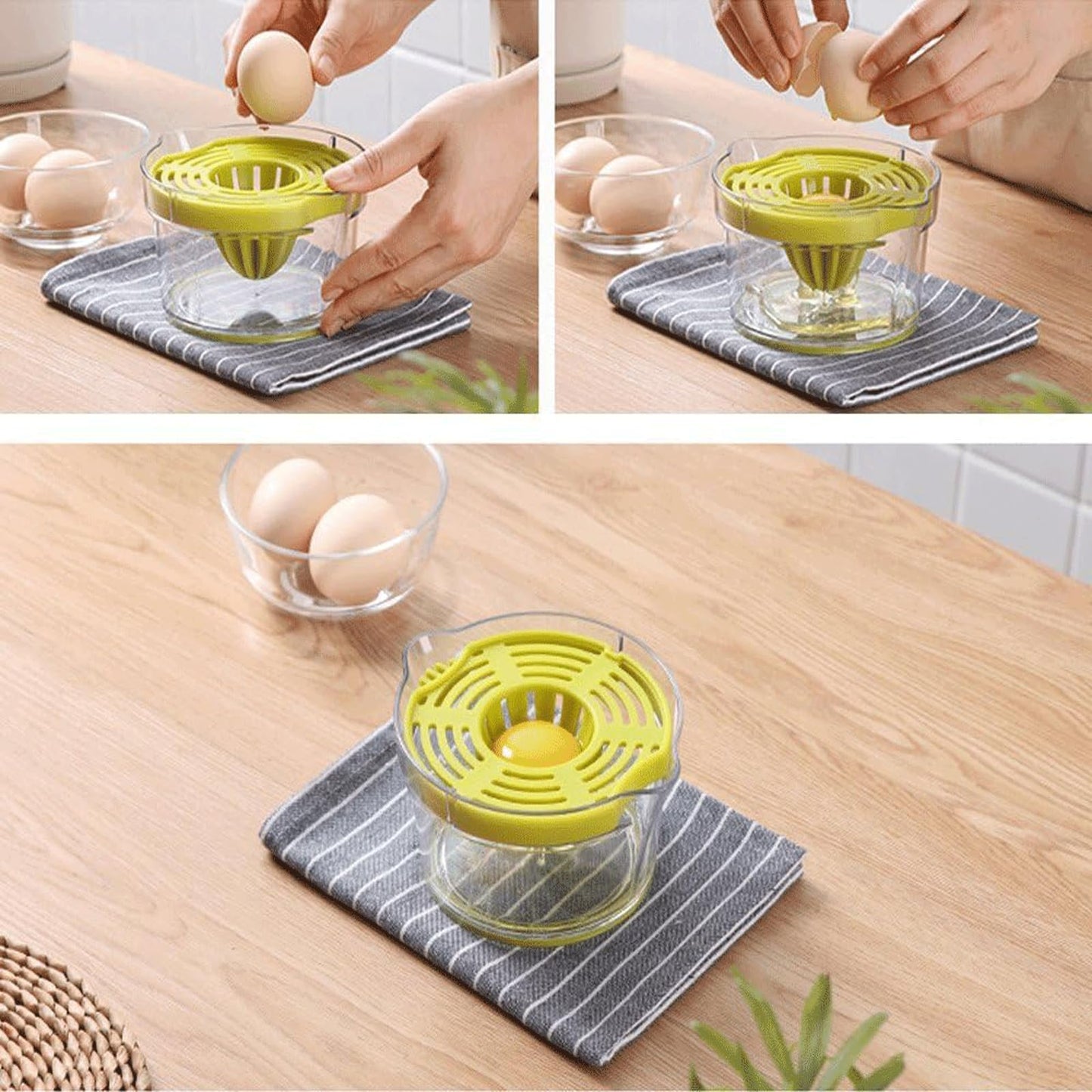 Drizom Citrus Lemon Orange Juicer Manual Hand Squeezer with Built-in Measuring Cup and Grater, 12OZ, Green
