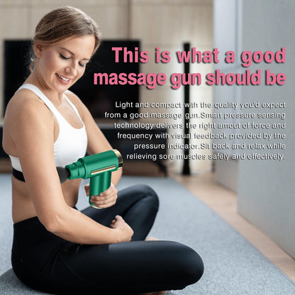 cotsoco Massage Gun Deep Tissue for Pain Relief with 4 Massage Heads & 6 Speeds, Electric Mini Handheld Body Massager for Any Pain Relief, Best Gifts for Dad and Mom