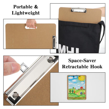 3PCS 13 x 17 Inch Drawing Board, Sketch Board with Handle, Portable Art Clipboard for Drafting, Fit in Artist Tote