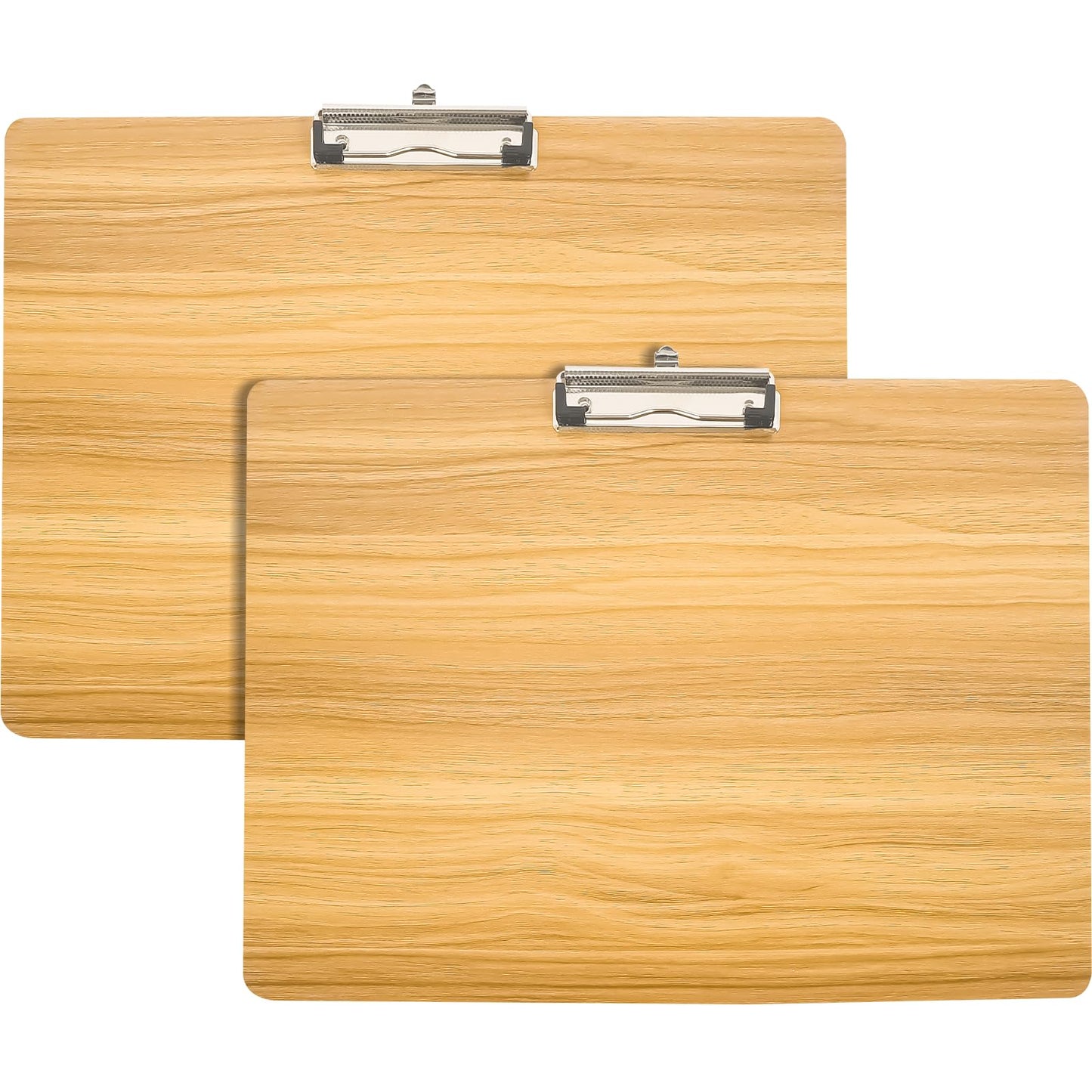 WORPSON Extra Large 11" × 17" Clipboard, Reversible Vertical & Horizontal Art & Drawing Clipboard, Cherry Wood Textured (Cherry, Horizontal, 2 Pack)