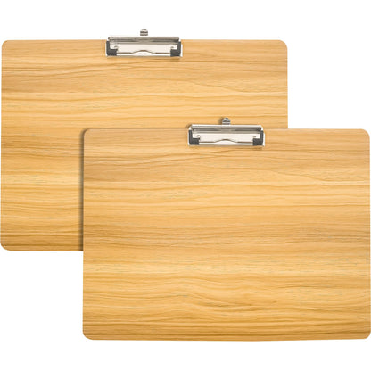 WORPSON Extra Large 11" × 17" Clipboard, Reversible Vertical & Horizontal Art & Drawing Clipboard, Cherry Wood Textured (Cherry, Horizontal, 2 Pack)