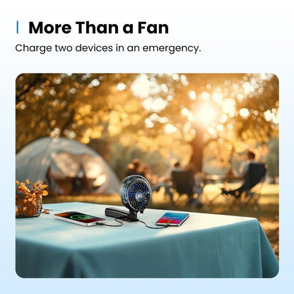 KIBEE Portable Misting Fan - 4000mAh Rechargeable, 50ml Water Tank, Foldable 180° Handheld with Mist Spray, 3-Speed Personal, Portable Charger for Travel, Outdoors, Makeup & More(Gray)