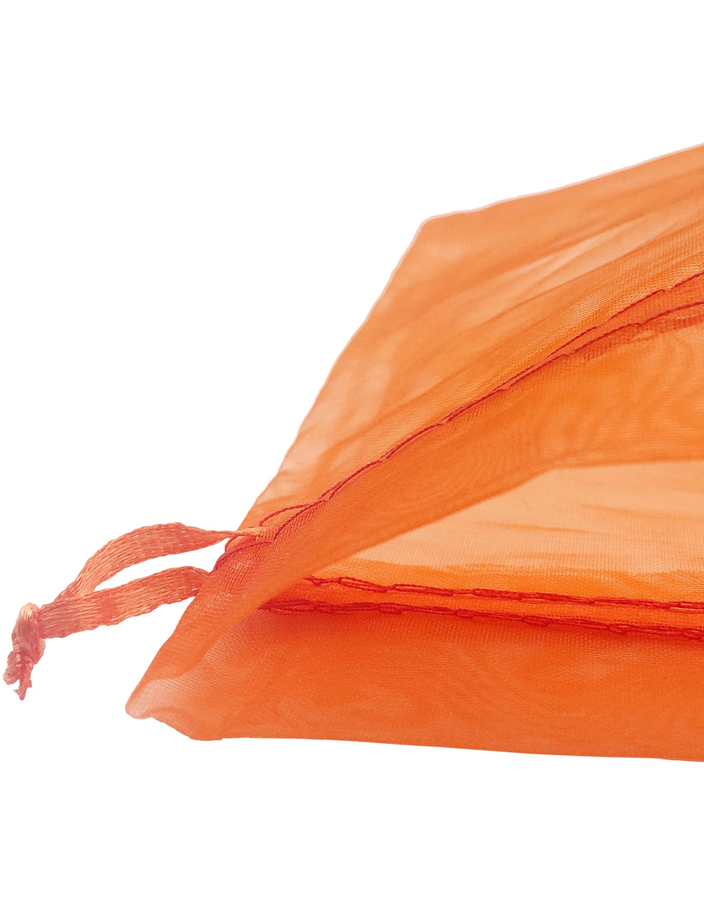 Jexila 50 Pack Orange Organza Gift Bags 8X12 inch Large Mesh Bag Drawstring for Gift Wrap Halloween Goodie Candy Treat Bag for Kids Birthday Halloween Party Favor
