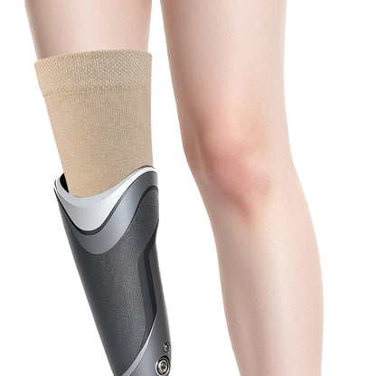 IPENNY Prosthetic Stump Shrinker Socks, Gel Lined Non Slip Leg Support Sleeve for Amputee, Men Women Daily Use (L: 11.81 x 4.53 inch)