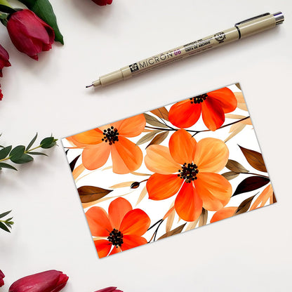 PARTH iMPEX 36 Floral Blank Note Cards With Envelopes - 4 x 6 inch All Occasion Greeting Cards, Watercolor Flowers Sympathy Thank You Notecards and Sealing Stickers