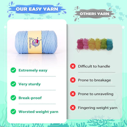 Crochetta Crochet Kit for Beginners, Beginner Crochet Animal Kits for Adults with Step-by-Step Video Tutorials, DIY Knitting & Crocheting Craft Hobbies Supplies, 2 Pack Frog Amigurumi(40%+ Yarn)