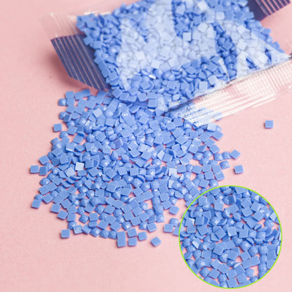 Resin Square Diamond Beads 90000pcs With Storage Containers for Painting Kits, 60 Colors Drills and Art Tools - Diamond Painting Accessories