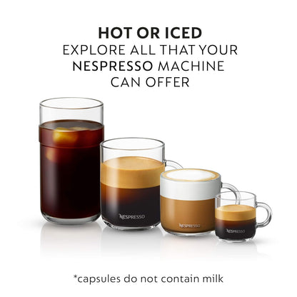 Nespresso Vertuo Double Espresso Chiaro - Medium Roast Coffee Pods | 30-Count, 2.7oz Brews