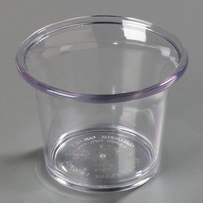 Carlisle FoodService Products 250007 SAN Classic Sauce Cup, 2.5 oz Capacity, Clear (Case of 72)