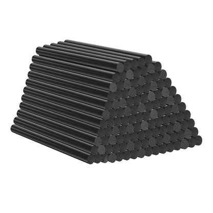 T TOVIA : Black Hot Glue Sticks 4" x.27" (120Bulk Pack) - Ultra Bond Hot Melt Adhesive Mini Glue Gun Sticks For All Temperature Glue Guns