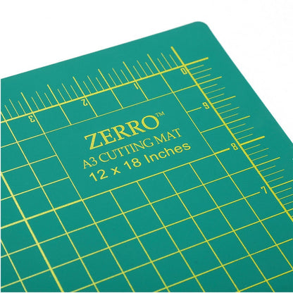 ZERRO Self Healing Cutting Mat 12" x 18" Double Sided No-Slip Rotary Cutting Sewing Mat Durable 5 Layers PVC Cutting Board (A3)…