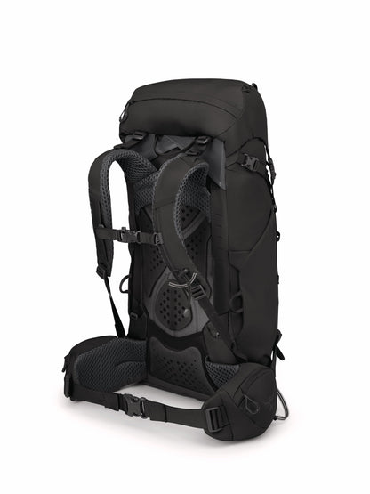 Osprey Kestrel 38L Men's Backpacking Backpack, Black, S/M