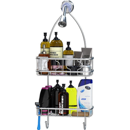 Simple Houseware Stainless Steel Bathroom Hanging Shower Head Caddy Organizer (24 x 10.2 x 4.25 inches)