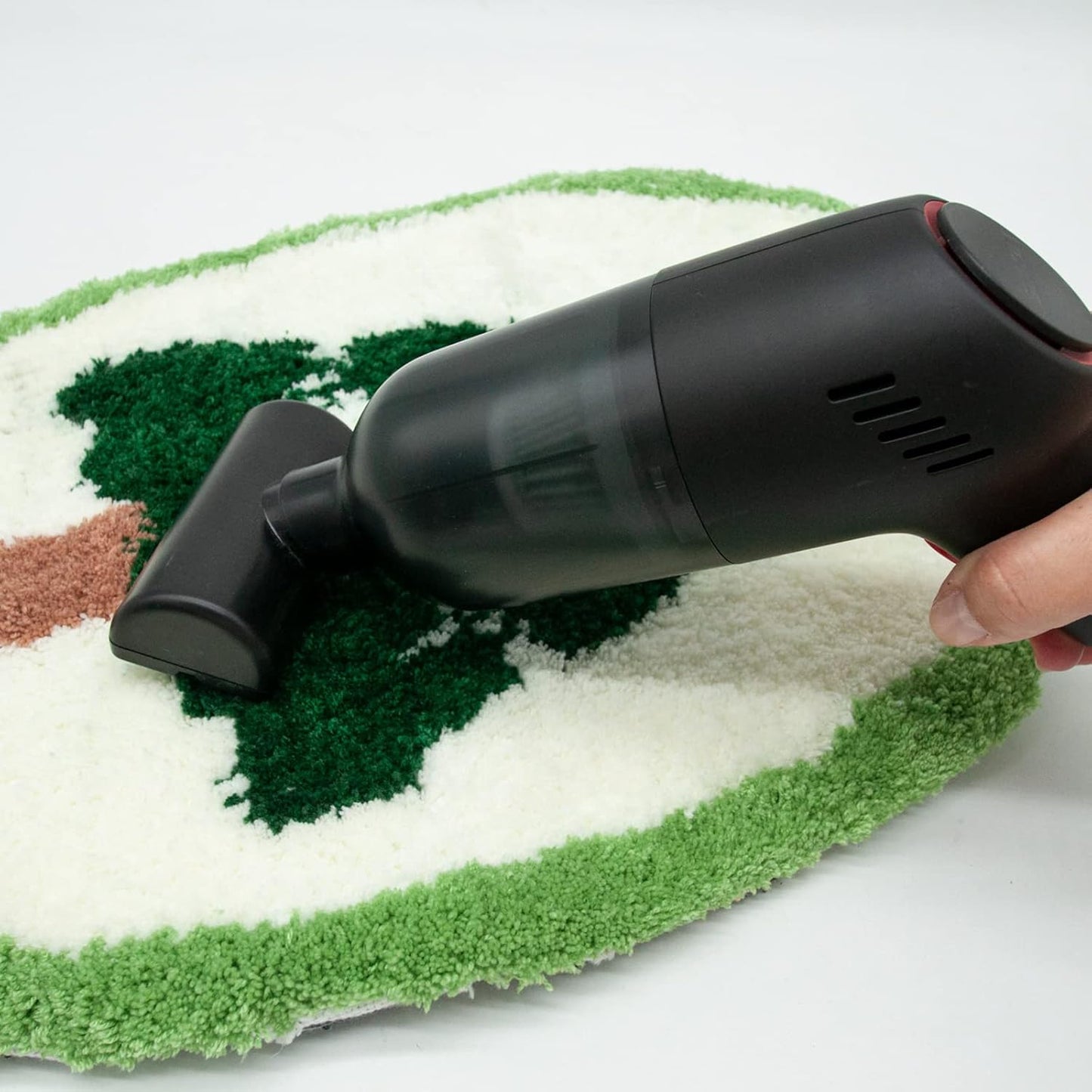 Handheld Cordless Vacuum Cleaner - Mini Vacuum for Tufting Gun Rug Accessories, 9000PA 120W High Power, Black