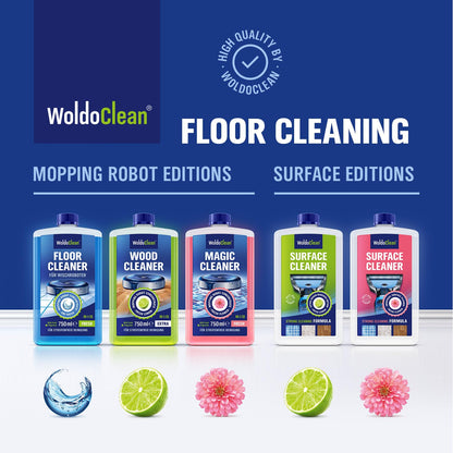 Robot Vacuum Floor Cleaning Concentrate for Mops - Compatible with Roborock, Tineco, iFloor, 25oz