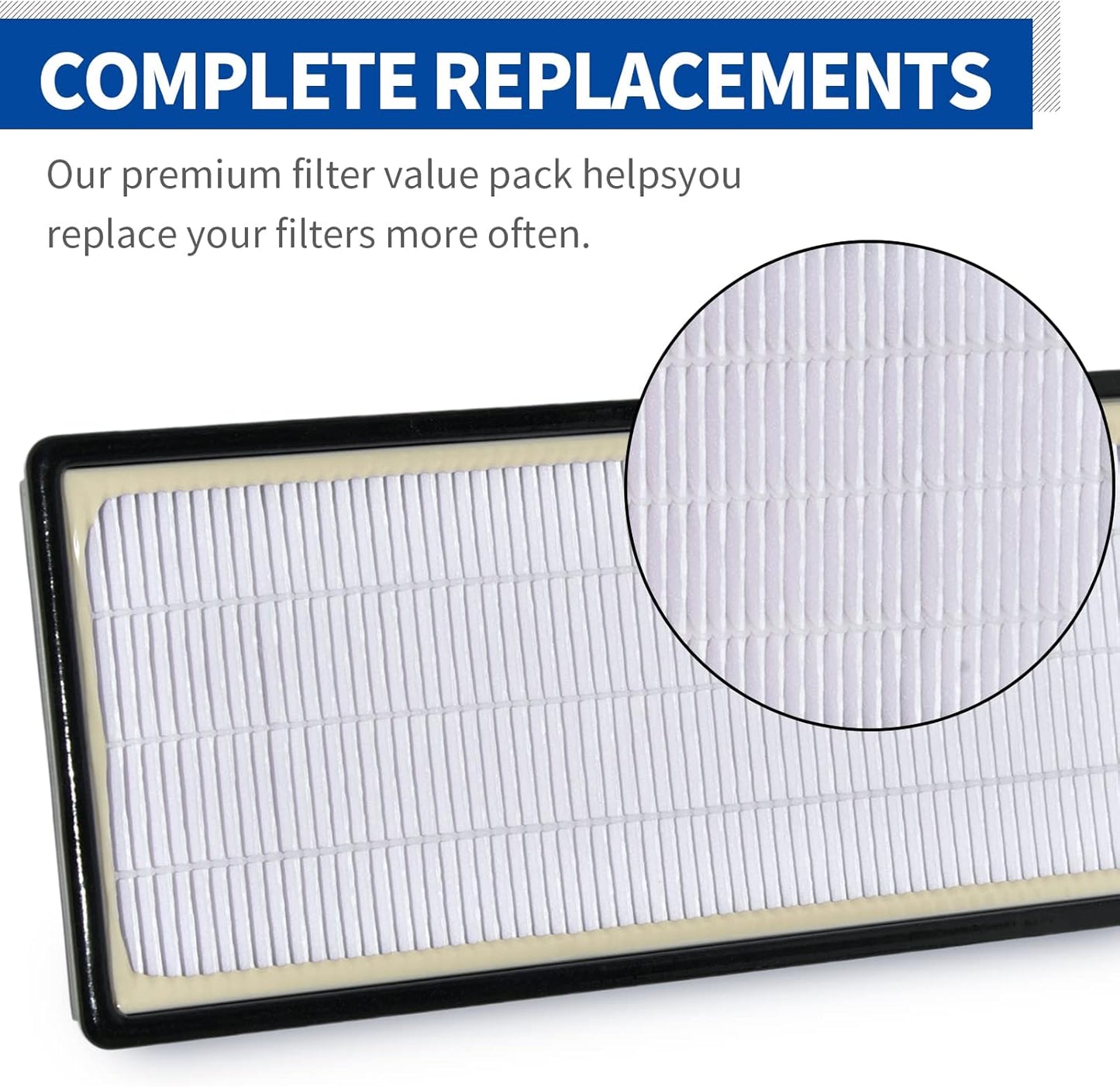 Eagles 2pack Replacement HEPA Filter Compatible with Honeywell Air Purifier Models HRF-H2 HPA050 HPA150
