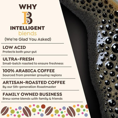 Intelligent Blends Decaf Dark Roast Coffee Pods - 100% Arabica | 100 Count Single Serve for Keurig