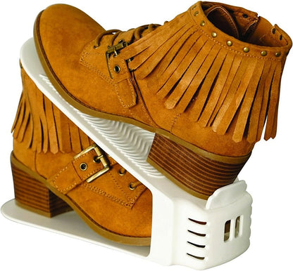 Shoe Slotz 6-Pack Ivory - Space-Saving Shoe Storage Solution