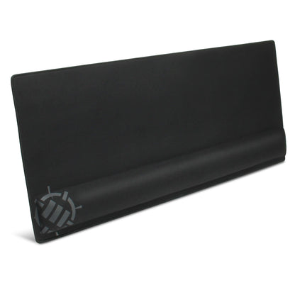 ENHANCE XXL Large Mouse Pad for Desk with 2XL Ergonomic Memory Foam Wrist Rest Support (31.5 x 13.78 x 1 inches) - Desk Pad with Anti-Fray Stitching & Soft Cushion Mat Surface, Designed in The U.S.
