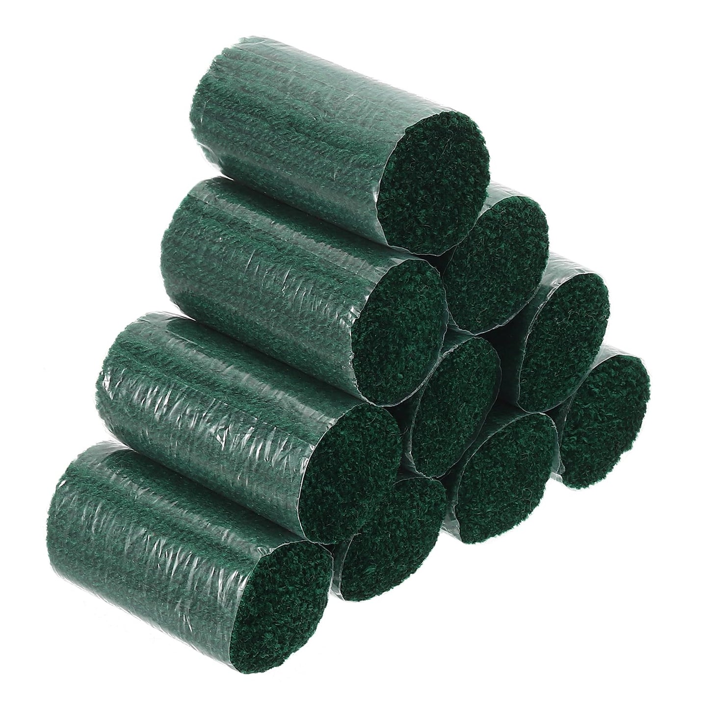 PATIKIL 10 Rolls Latch Hook Yarn Kit - Precut Rugs Yarn for Making Crochet Bundles, Tapestry DIY Craft - for Adults Beginners, Dark Green