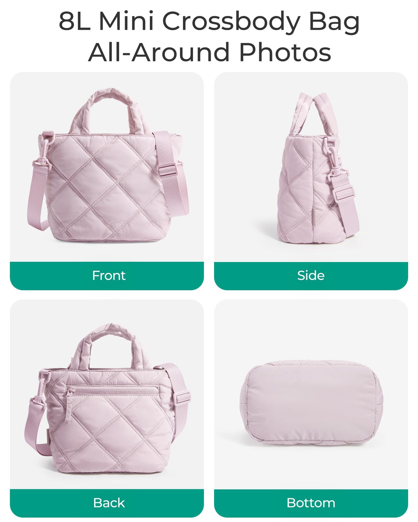 BAGSMART Crossbody Bags for Women, Small Crossbody Bag Cross Body Purse Mini Tote Travel Purse Shoulder Handbags Wallet
