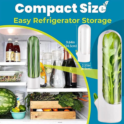 HVECT 2-3 (2PCS) Herb Saver for Refrigerator, Herb Saver Pod Cilantro Containers for Refrigerator, Fresh Herb Keeper