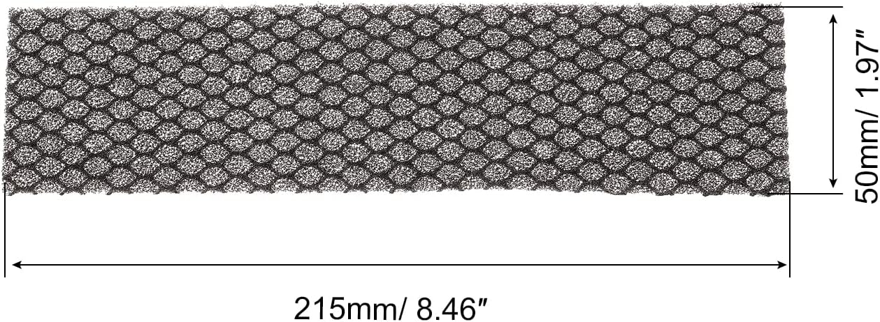 PATIKIL 8.5" x 2" x 0.2" Air Conditioner Foam Filter, 2 Pack Washable Reusable for Air Conditioning Purifiers