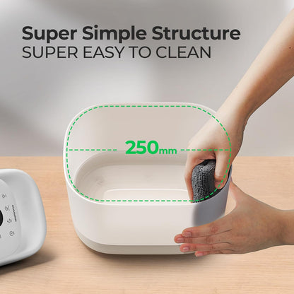Homvana Humidifiers for Bedroom, 5L Super Easy to Clean Top Fill Auto Adapt Cool Mist Humidifier for Home