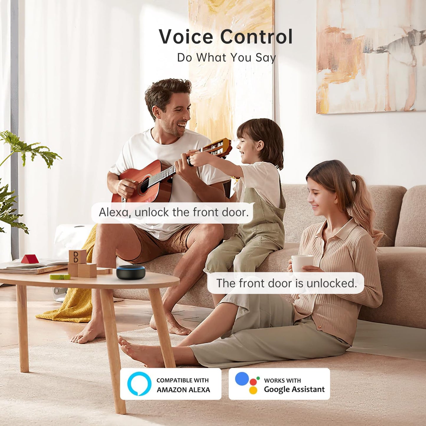 Smart Deadbolt, SMONET Fingerprint Electronic Deadbolt Door Lock with Keypad-Bluetooth Keyless Entry Front Door Digital Keypad App Control, Ekeys Sharing, App Monitoring Auto Lock for Homes and Hotel