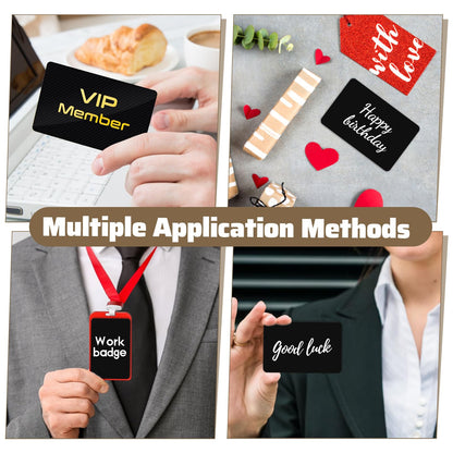 JJUNW 50 Pcs Blank Metal Business Cards 0.8 mm Thickness Metal Laser Engraving Cards Aluminium Cards Blanks for House Office Customer DIY Gift Plate Invitations (3.4 x 2.1 Inch)