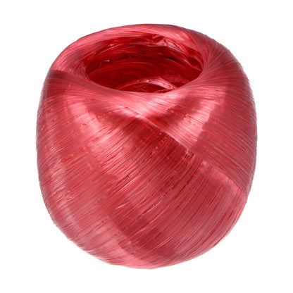 M METERXITY Polyester Nylon Plastic Rope Twine, 4cm Width 310M Length Household Bundled Plastic Ropes Roll for Crafting/Gardening/Packing/Carrying [1017FT/12204IN, Red]