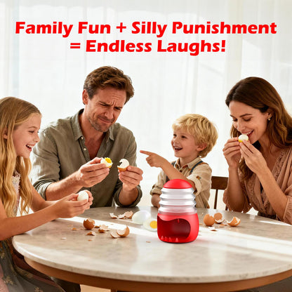 Pop It or Eat It：PowCube Boiled Egg Peeler, Fun Egg Peeling Challenging for Family