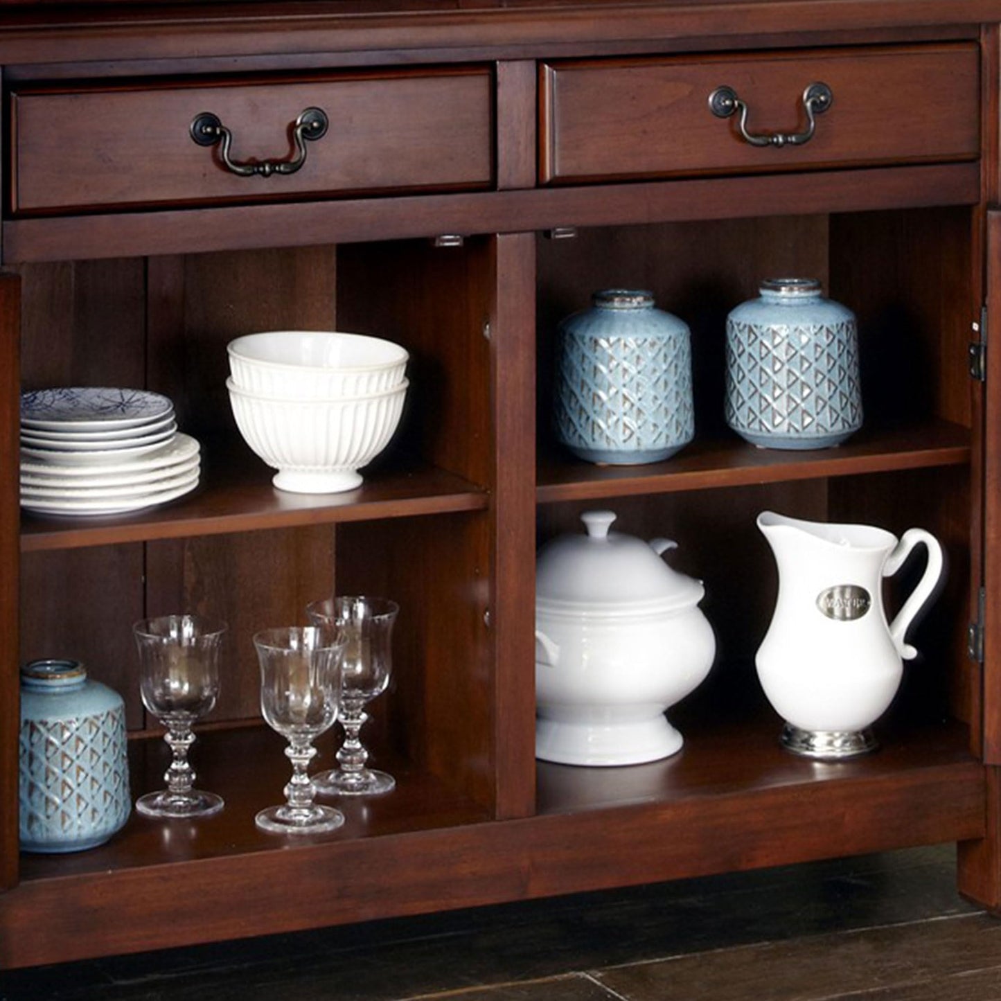 Homestyles Aspen Rustic Cherry Buffet, 48"W
