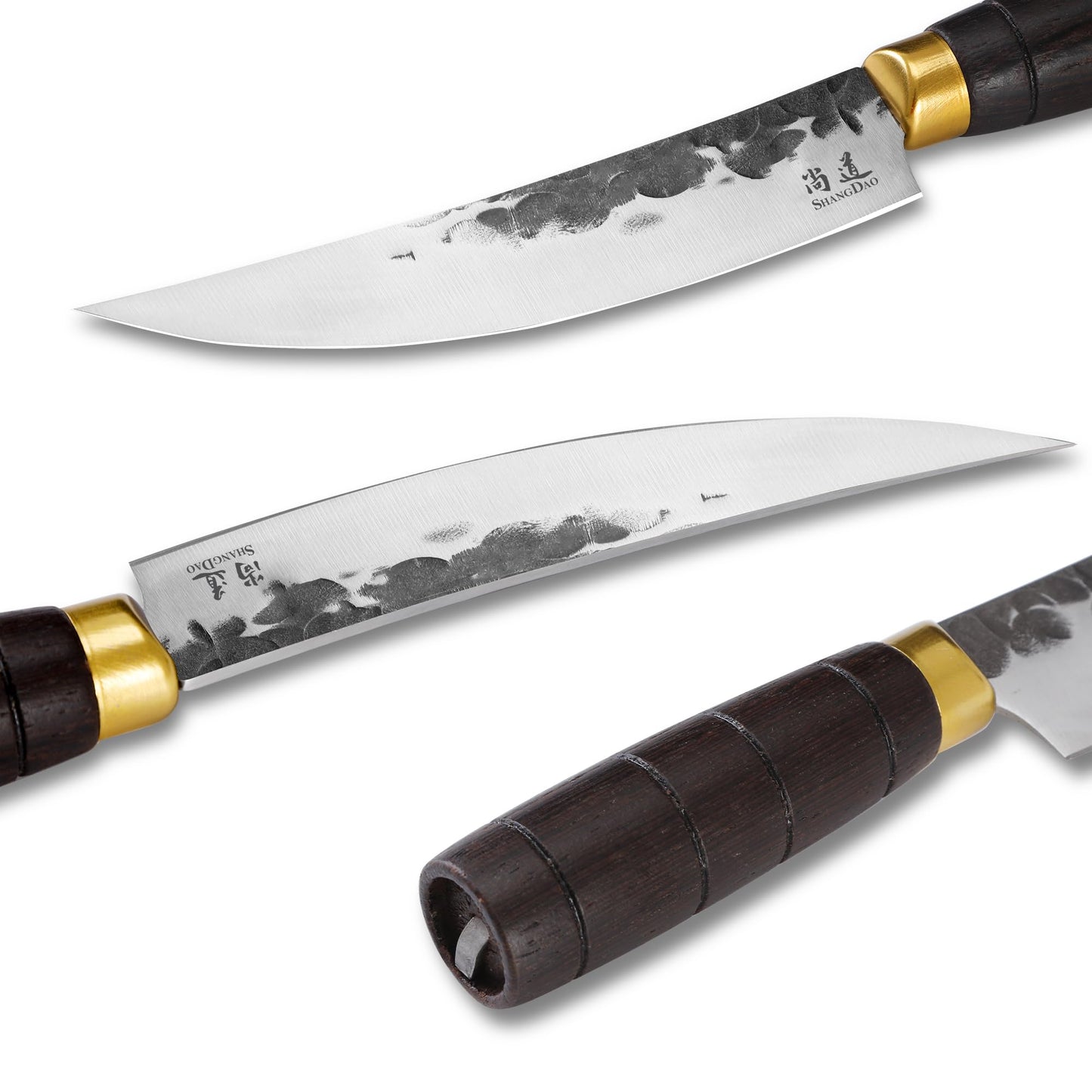 SHANGDAO Chef Knife, Black Forged Kitchen Knife with High elastic stainless steel Stainless Steel Blade, Professional Handcrafted Chefs Knife, Ergonomic Handle Grip and Gift Box