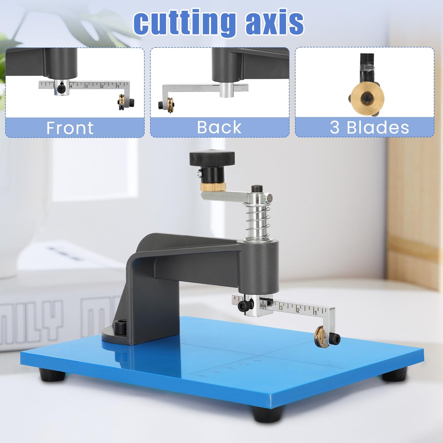 Glass Circle Cutter Kit for Stained Glass, Mosaic, DIY Crafts – Adjustable 0.39–3.93" Lens Circle Cutter with Non-Slip Mat, Gloves, Glass Cutter, Pliers, Hammer, & 1 pc Stained Glass (Random Color)