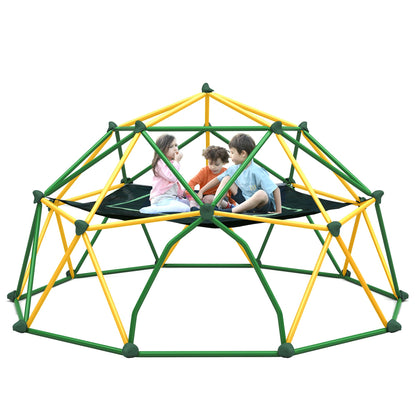 Virubi 12 FT Dome Climber, Outdoor Playground Climbing Dome Jungle Gym for Kids 3-10 Supporting 1000lbs, Easy Assembly Geometric Dome